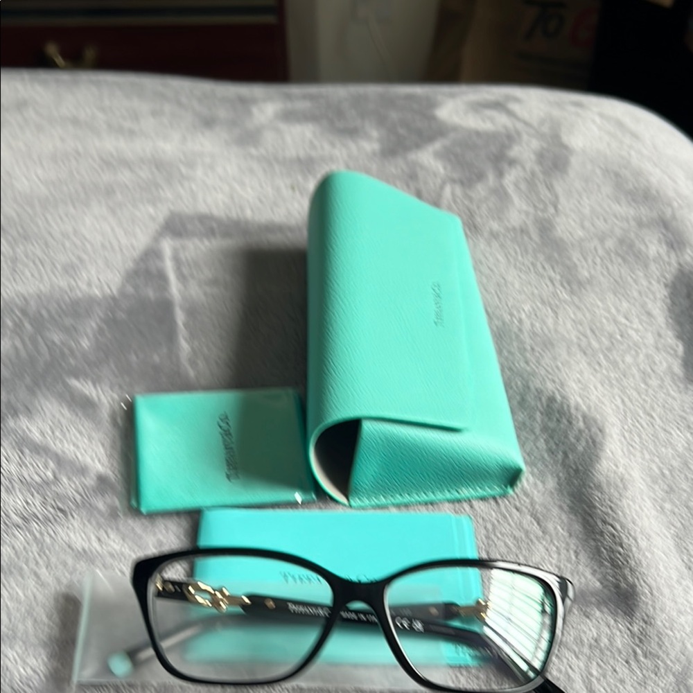 Tiffany & Co. Turquoise Eyeglasses with Case